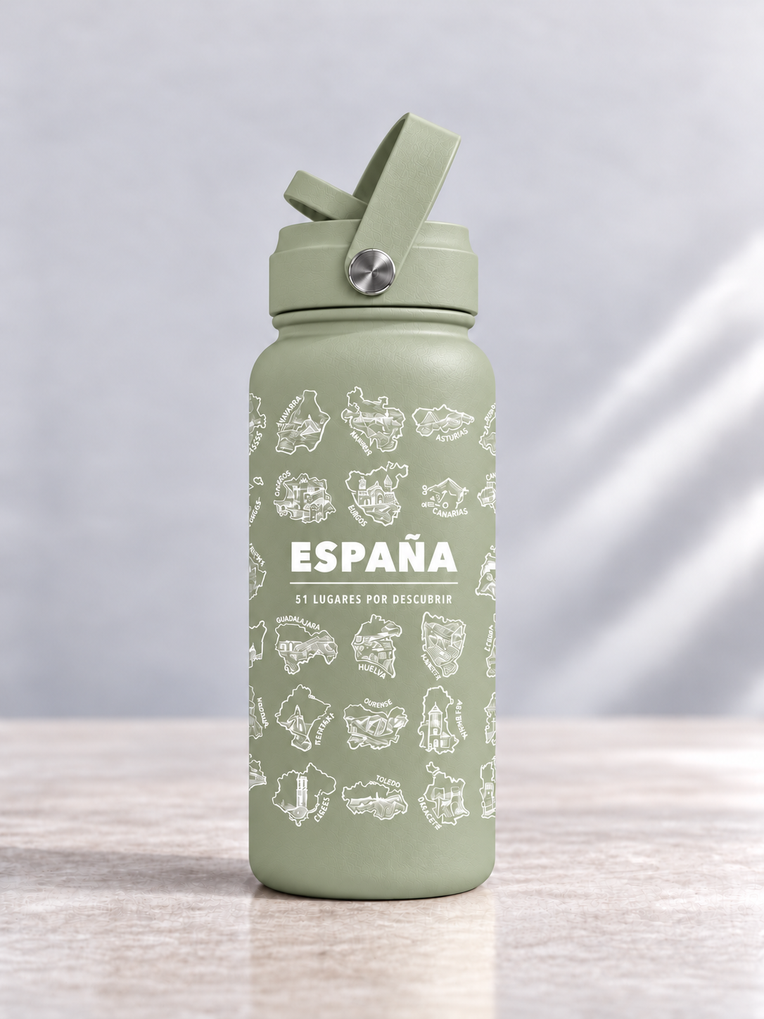 Botella del Camino de Santiago