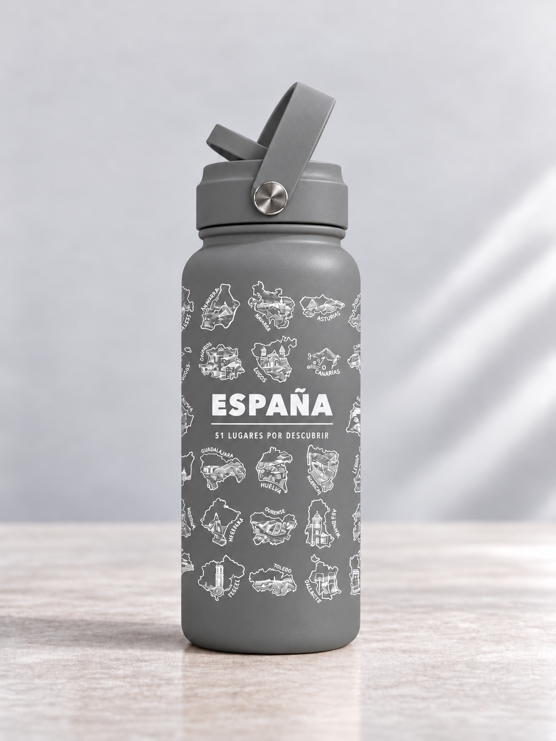 Botella del Camino de Santiago