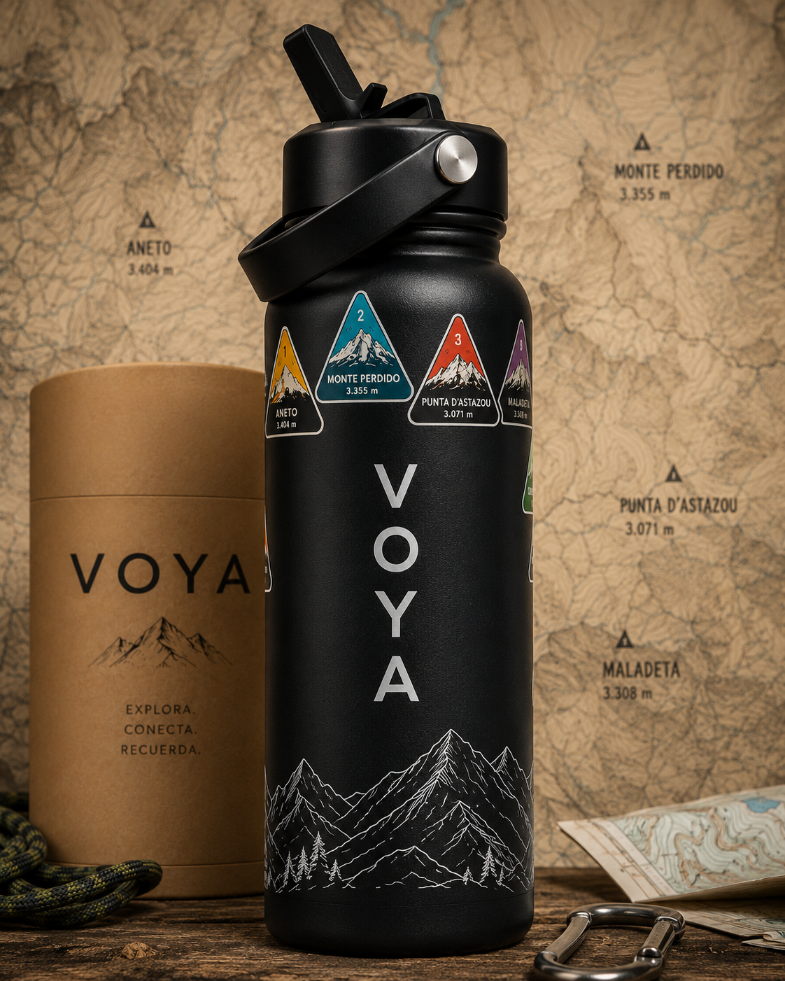 Botella de los pirineos